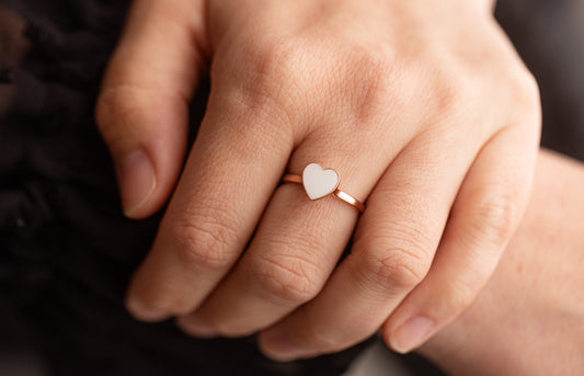 Bague Cœur Précieux