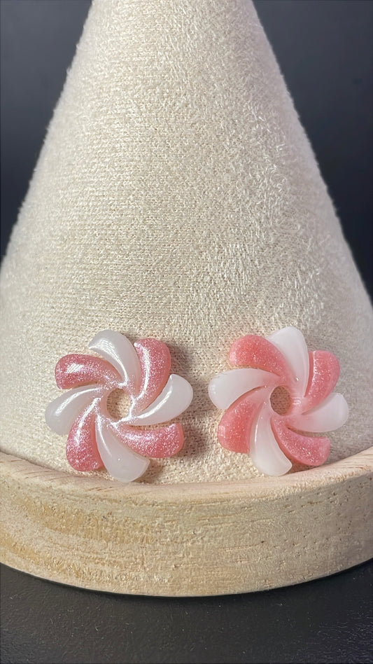 magnifique boucles d'oreilles en lait maternel pour mettre sur des créoles