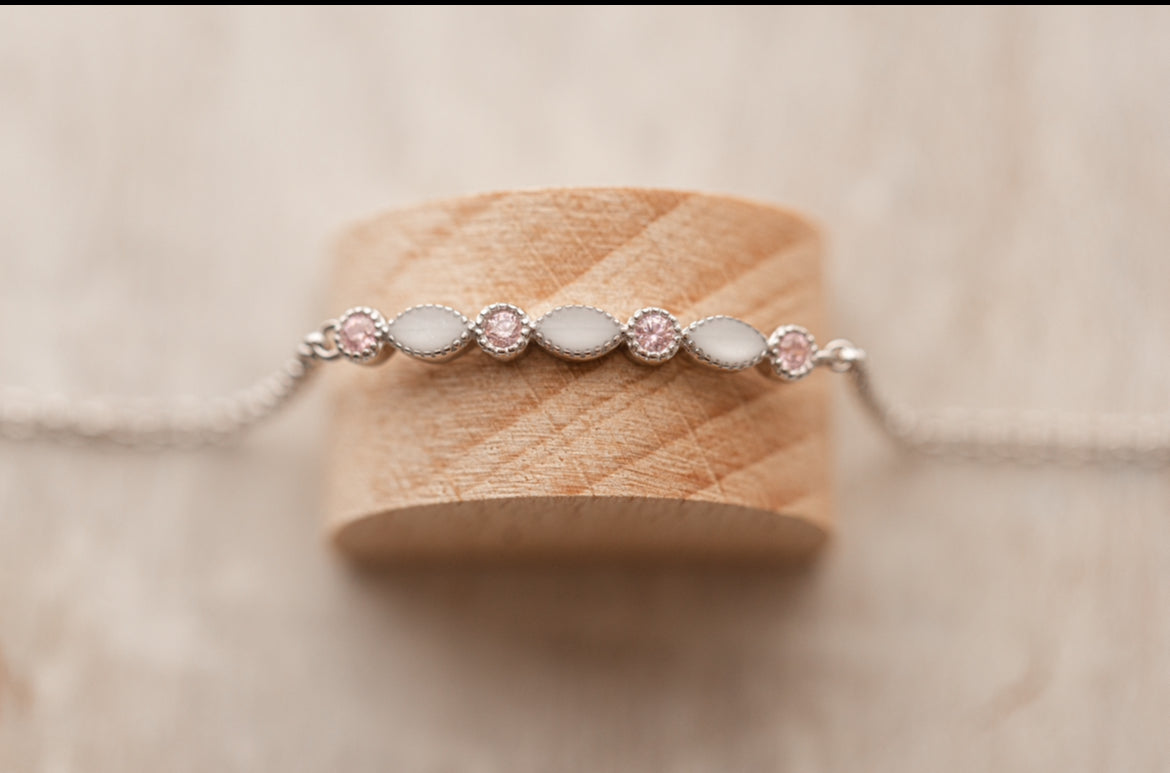 Bracelet personnalisé avec lait maternel 