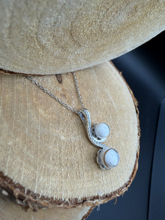 Pendentif Perle de verre éternelle