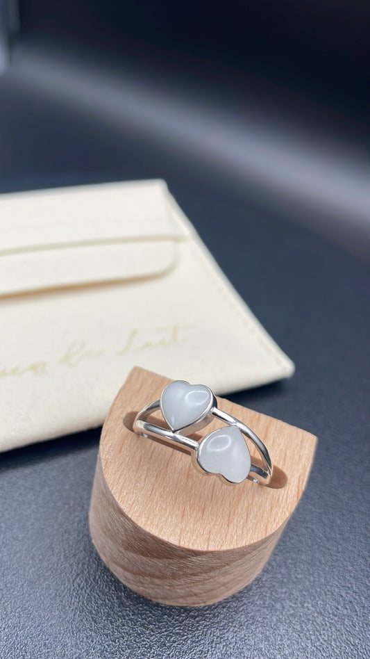 Bague Coeurs Miroirs