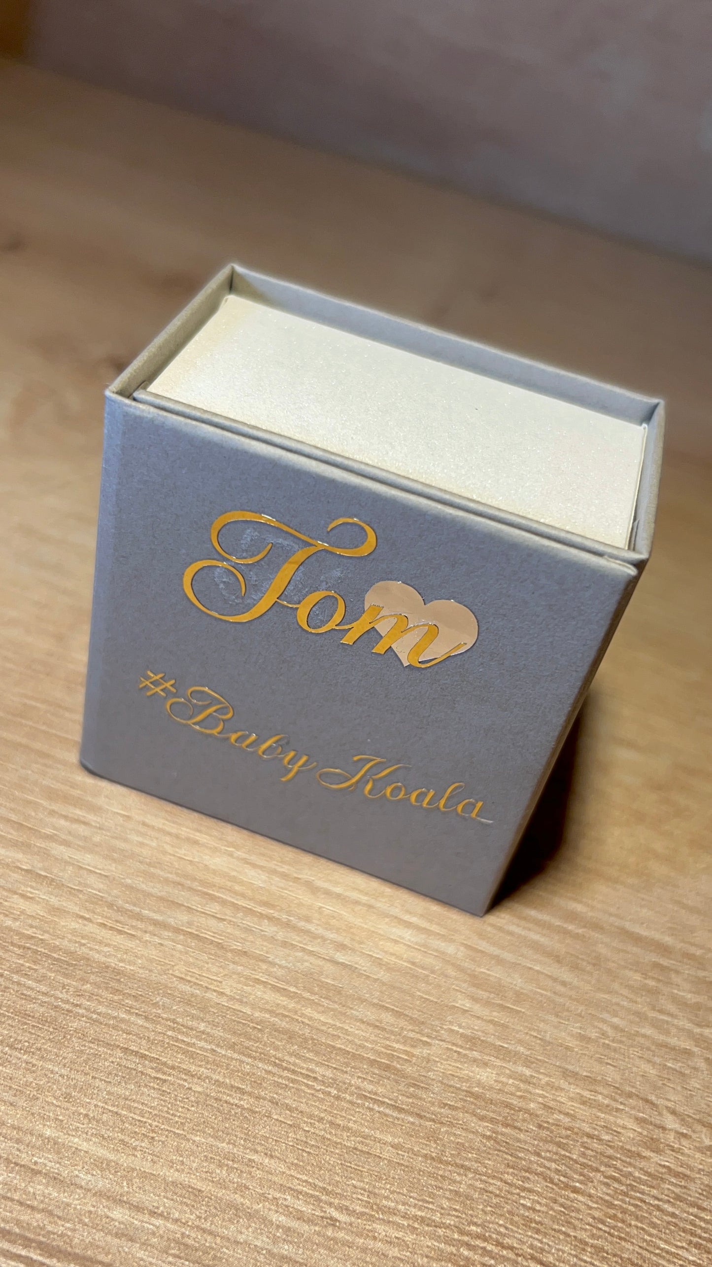 Personnalisation de l'écrin inclus