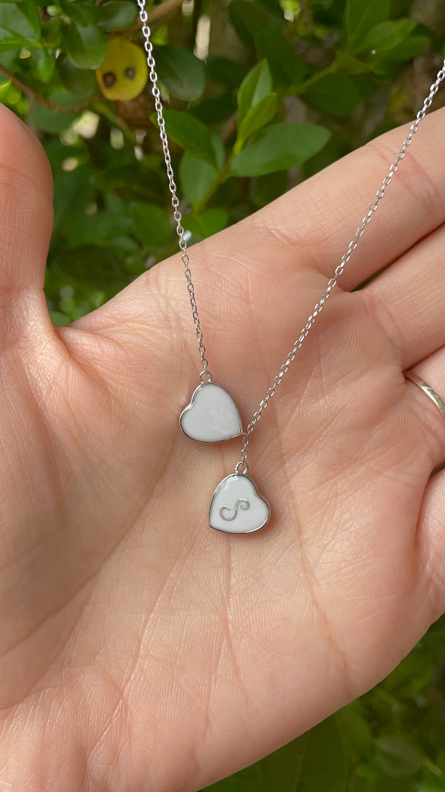 Collier Coeurs flottants