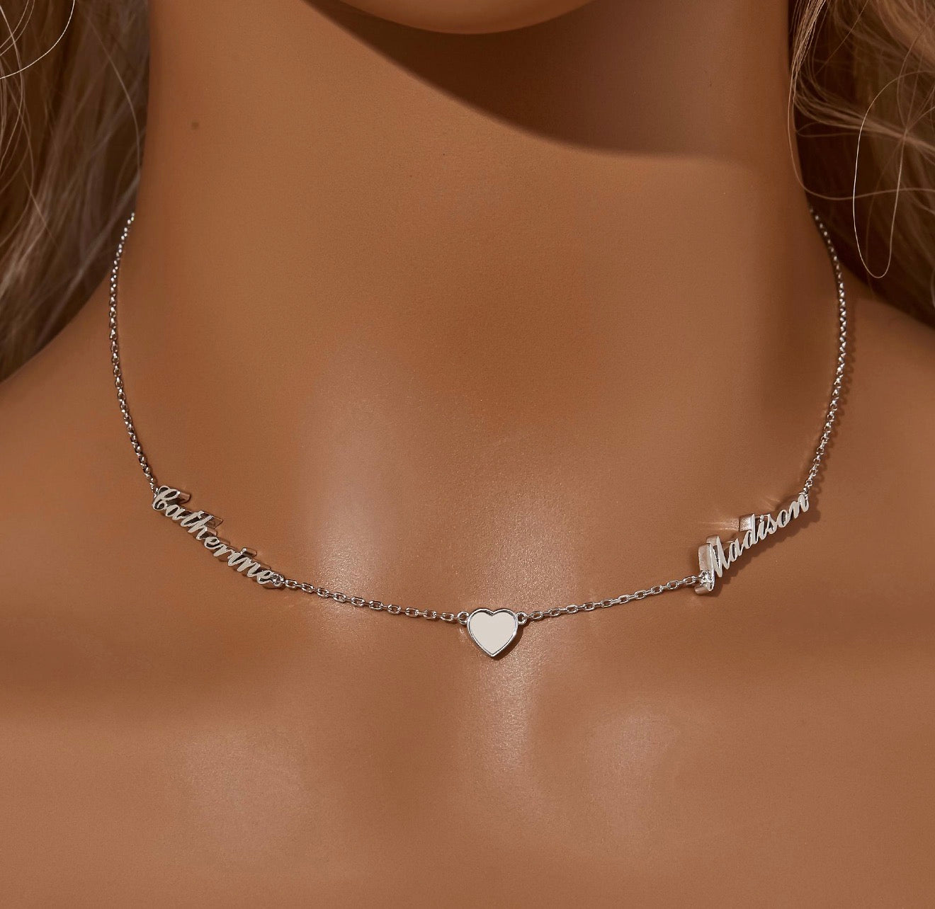 Collier Cœur de Lait et prénom(s)