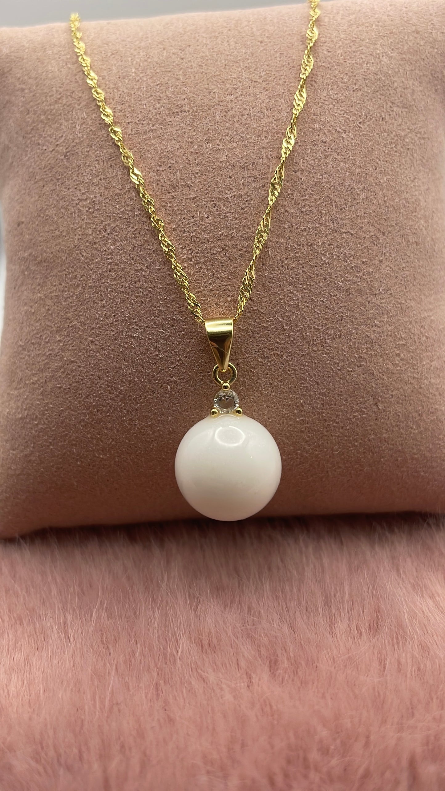 Pendentif Perle fusionnelle