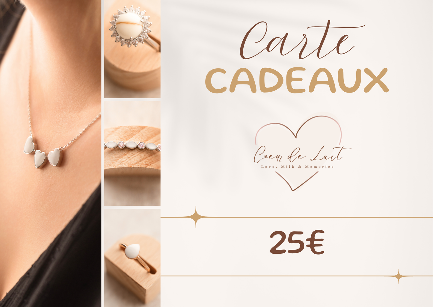Carte cadeaux Coeur de Lait
