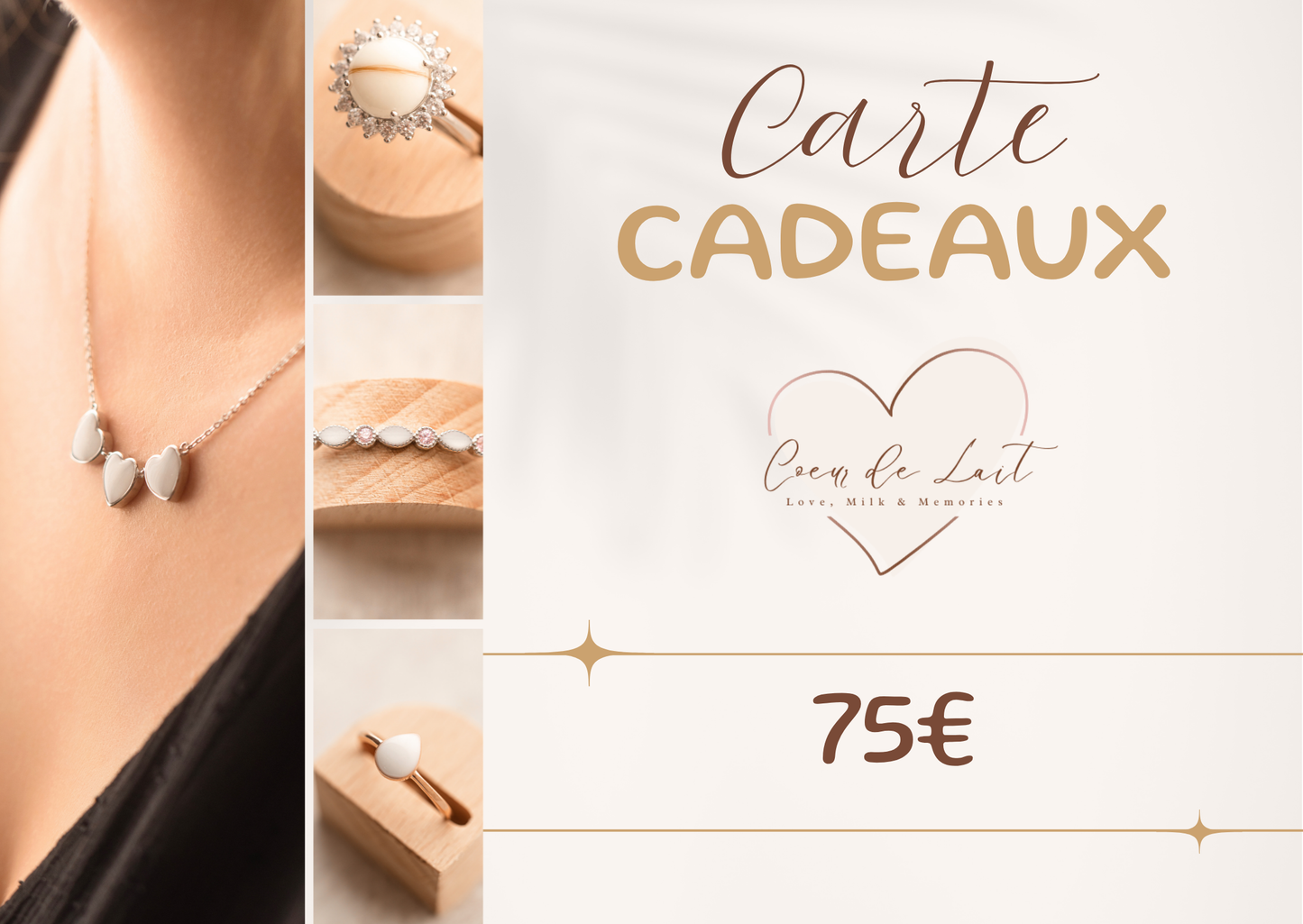 Carte cadeaux Coeur de Lait