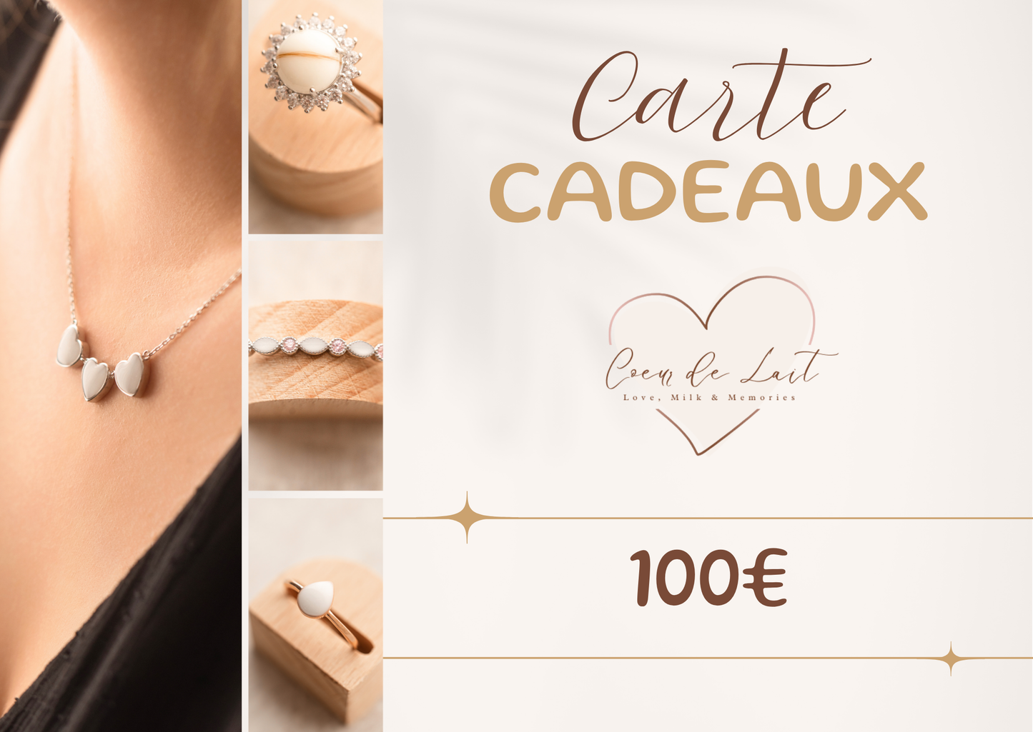 Carte cadeaux Coeur de Lait